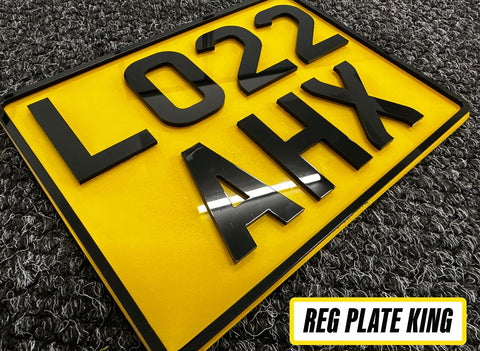 4D bike plate with 4D border