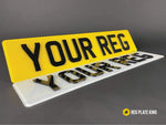 4D 3mm Acrylic Standard Number Plates Set