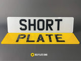 Short Standard Printed Number Plates Set (14 inch)