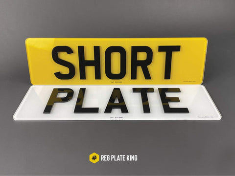 4D 3mm Acrylic Number Plates (18 Inch)