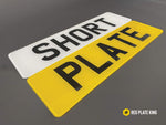 Short Standard Printed Number Plates Set (14 inch)