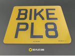 Printed Motor Bike Number Plates (9x7)