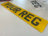 Printed Standard Number Plates Set