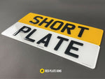 3D Gel Short Number Plates Set (14 Inch)